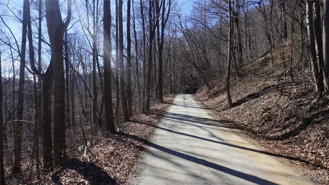 a view of a pathway of a building