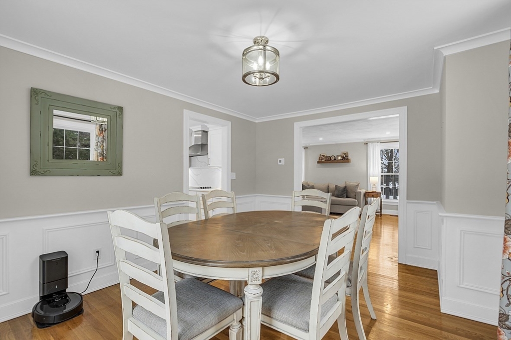 2 Greenbriar Circle Andover, MA 01810 - Photo 17 of 41 a view of a dining room with furniture and wooden floor