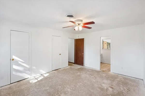 a view of an empty room