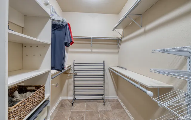 a view of walk in closet