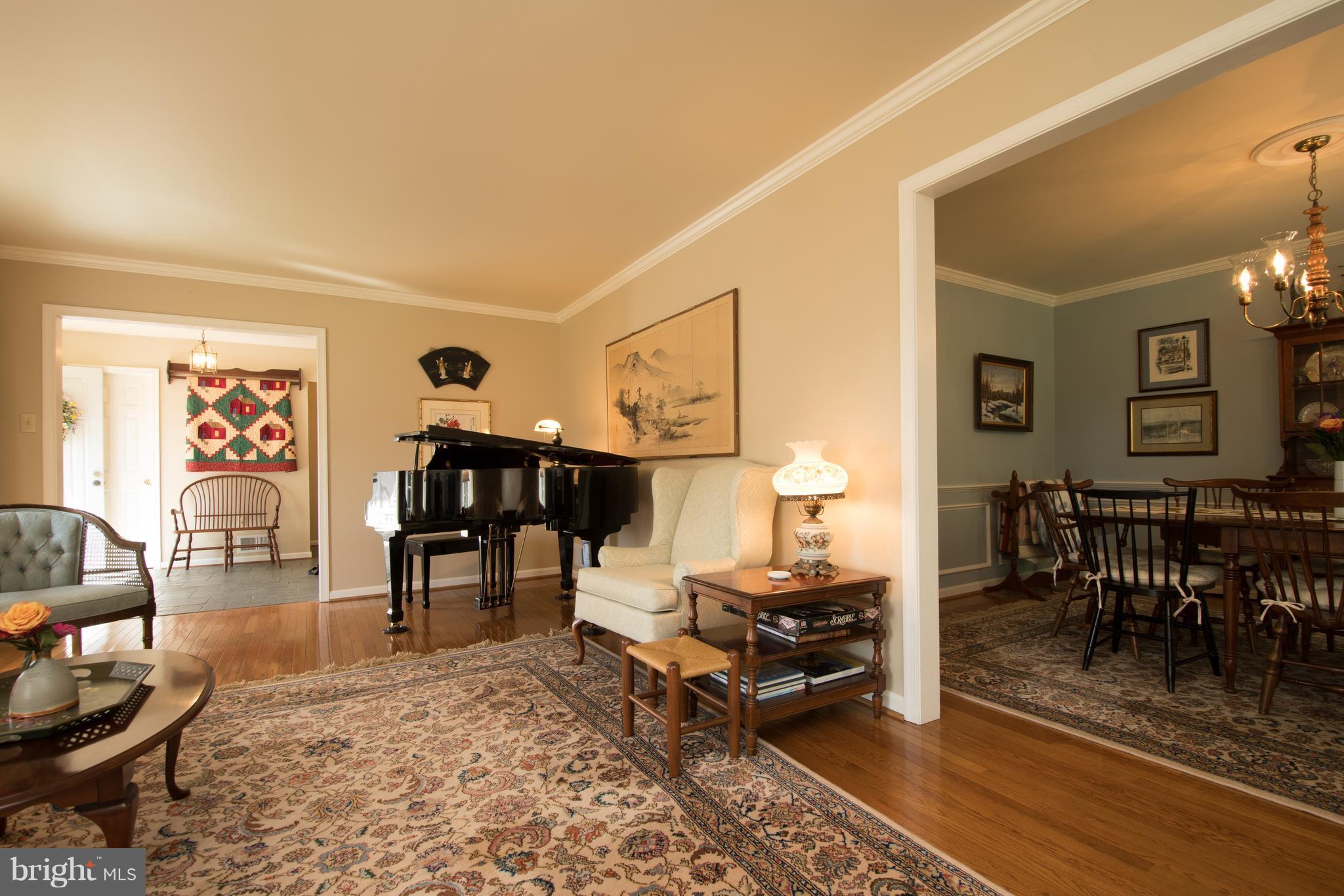 Living Room just off the foyer