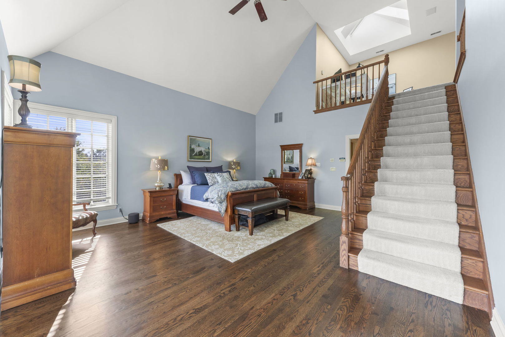 39W114 Fryendall Court Geneva, IL 60134 - Photo 21 of 76 a bedroom with furniture and a wooden floor