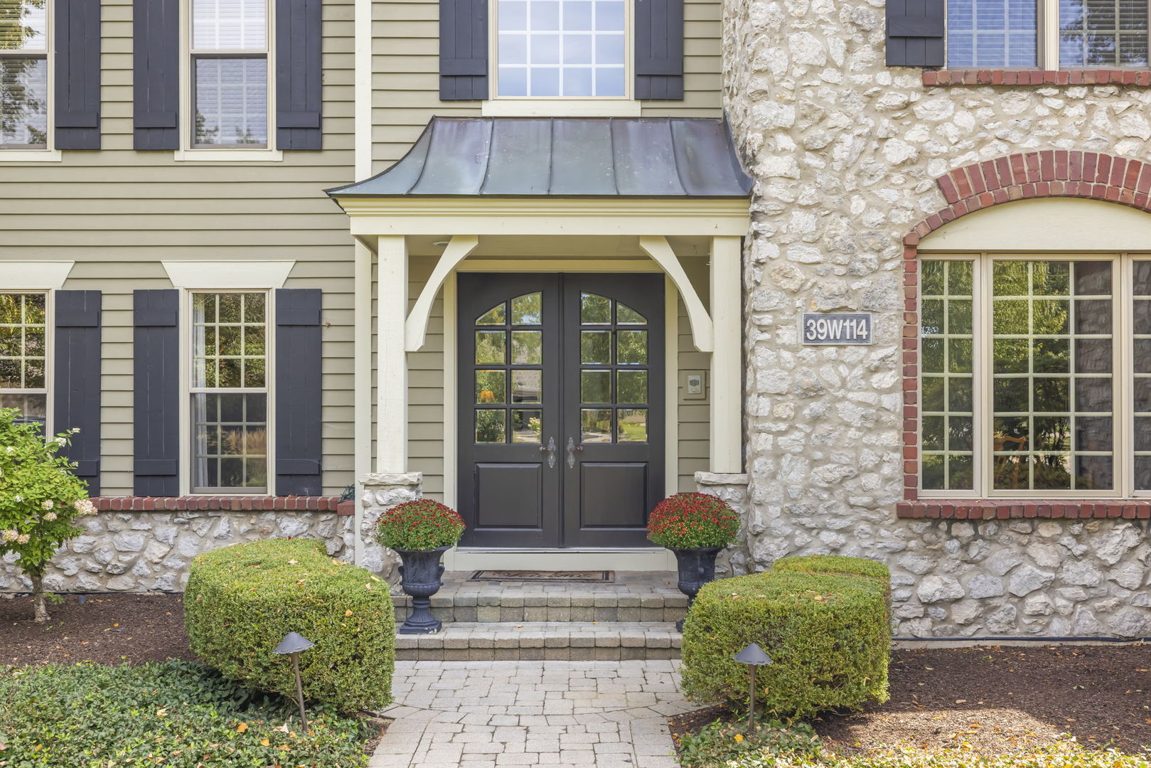 39W114 Fryendall Court Geneva, IL 60134 - Photo 3 of 76 a front view of a house with a yard
