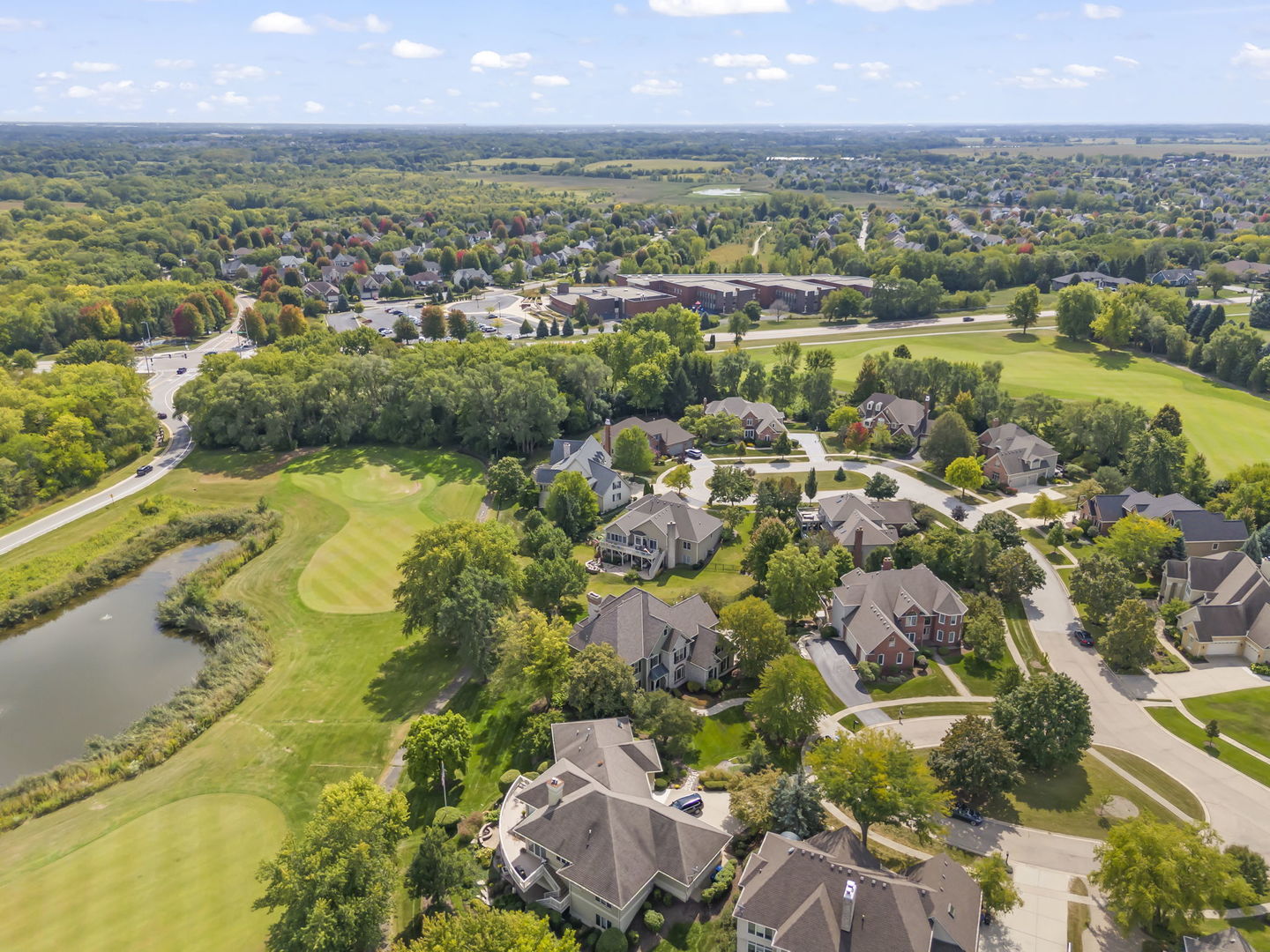 39W114 Fryendall Court Geneva, IL 60134 - Photo 48 of 76 an aerial view of residential houses with outdoor space