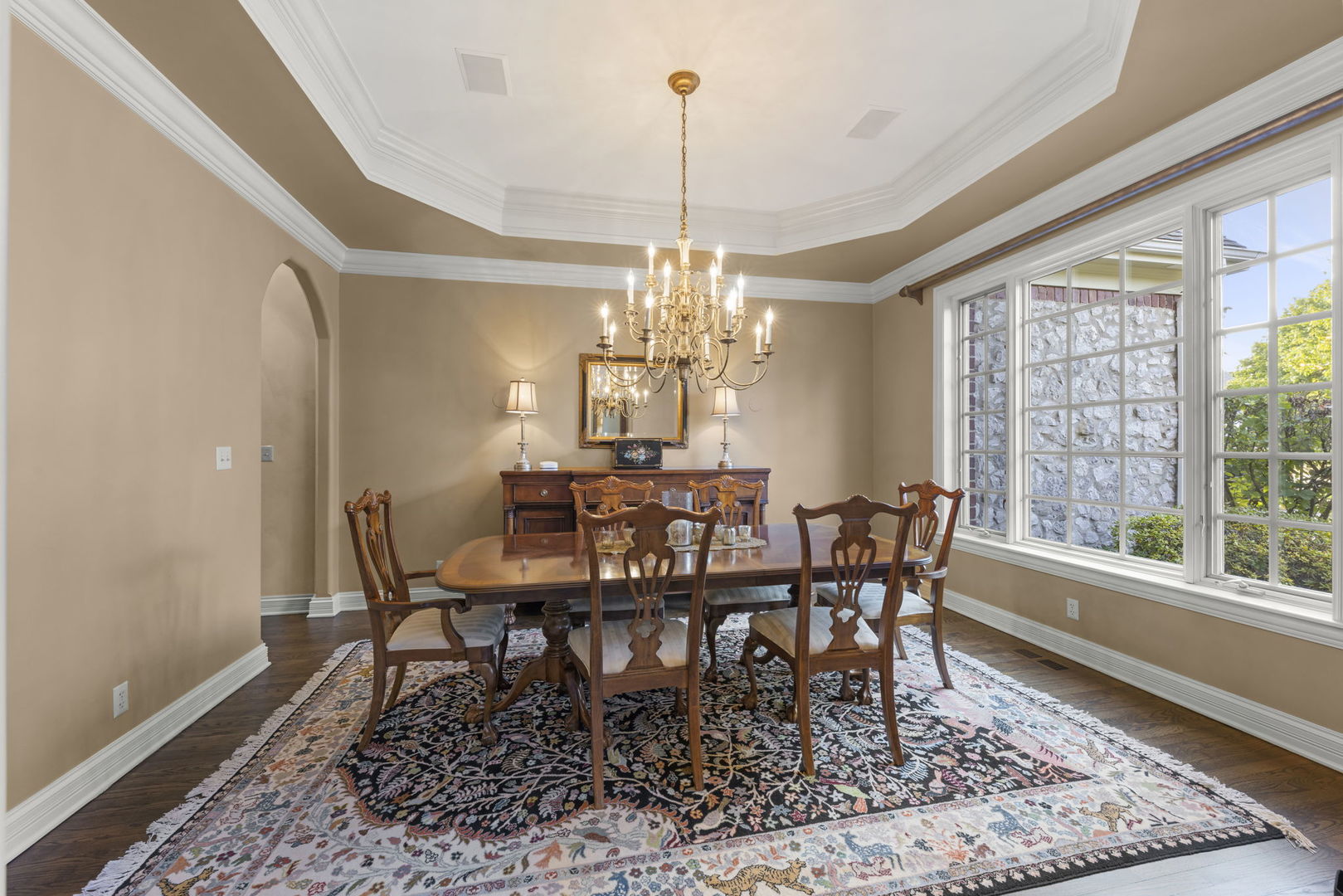 39W114 Fryendall Court Geneva, IL 60134 - Photo 6 of 76 a view of a dining room with furniture window and wooden floor