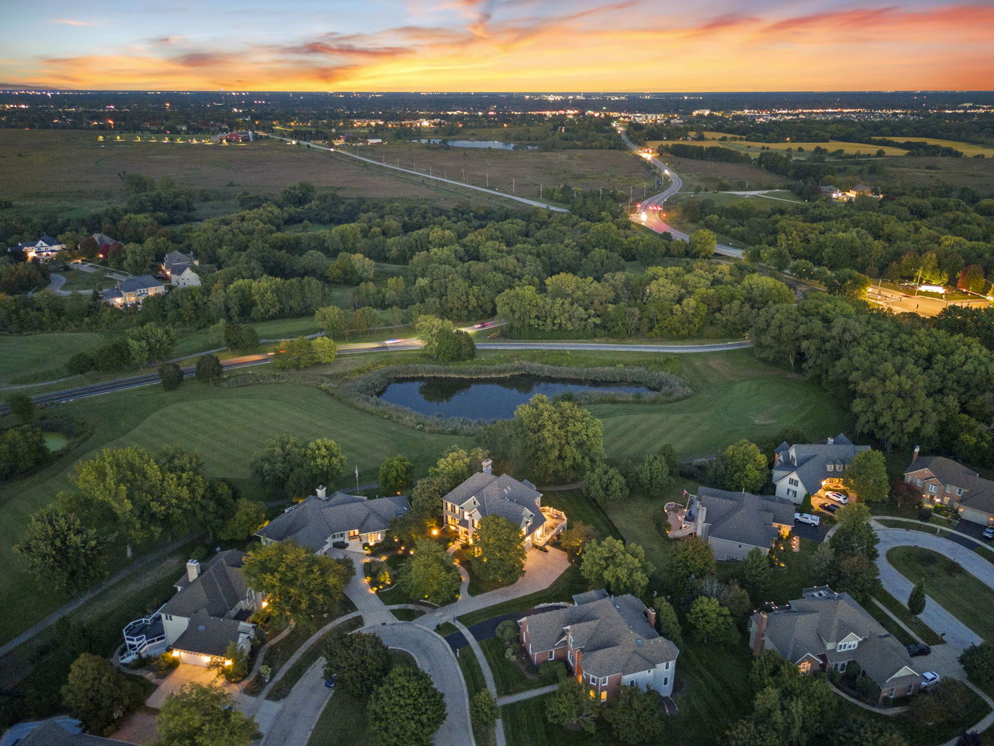 39W114 Fryendall Court Geneva, IL 60134 - Photo 65 of 76 a view of a garden with plants and large trees