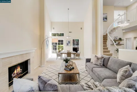 a house view with a outdoor space