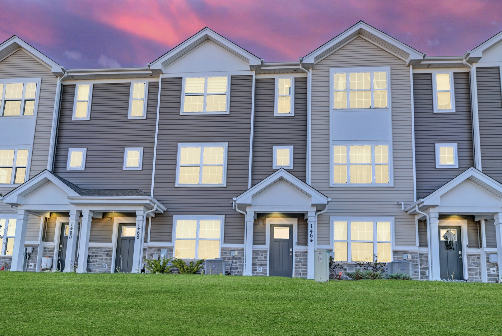 1464 Sequoia Way Hampshire, IL 60140 - Photo 1 of 31 a front view of a house with a yard