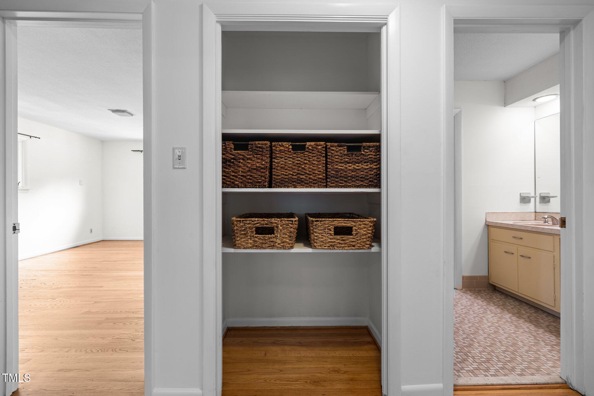 1024 Chalmers Street Durham, NC 27707 - Photo 24 of 41 a view of kitchen and wooden floor