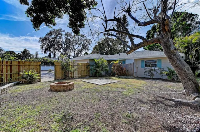 a view of a out door space area