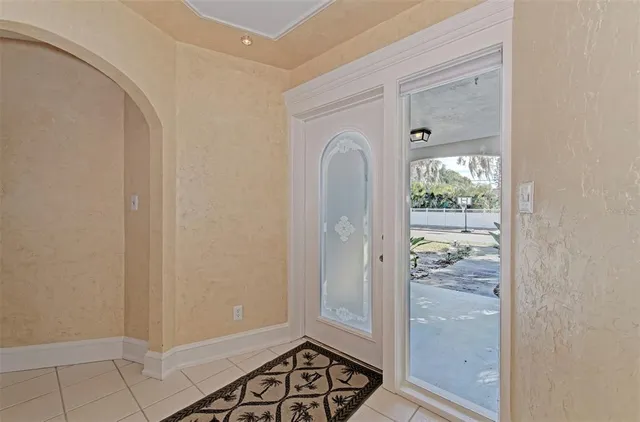 a view of a bathroom with mirror gate