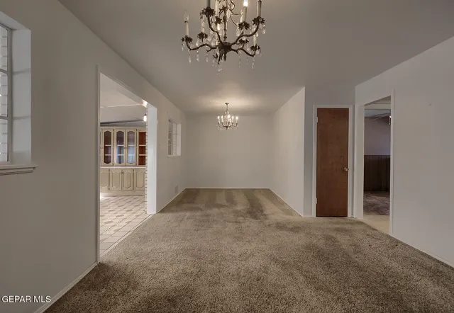 a view of livingroom with windows