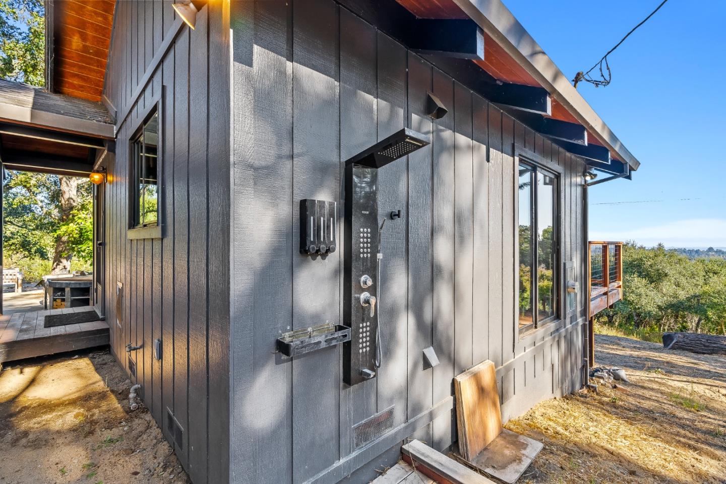 579 San Juan Pass Road Corralitos, CA 95076 - Photo 28 of 56 a view of balcony and wooden floor
