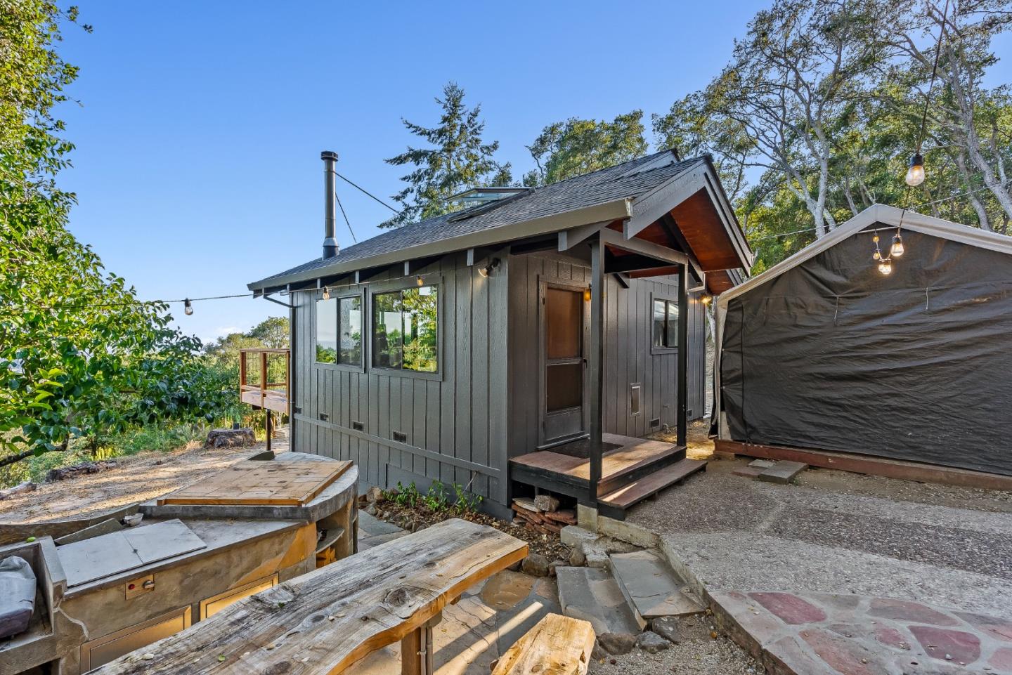 579 San Juan Pass Road Corralitos, CA 95076 - Photo 34 of 56 a view of a couches in the patio
