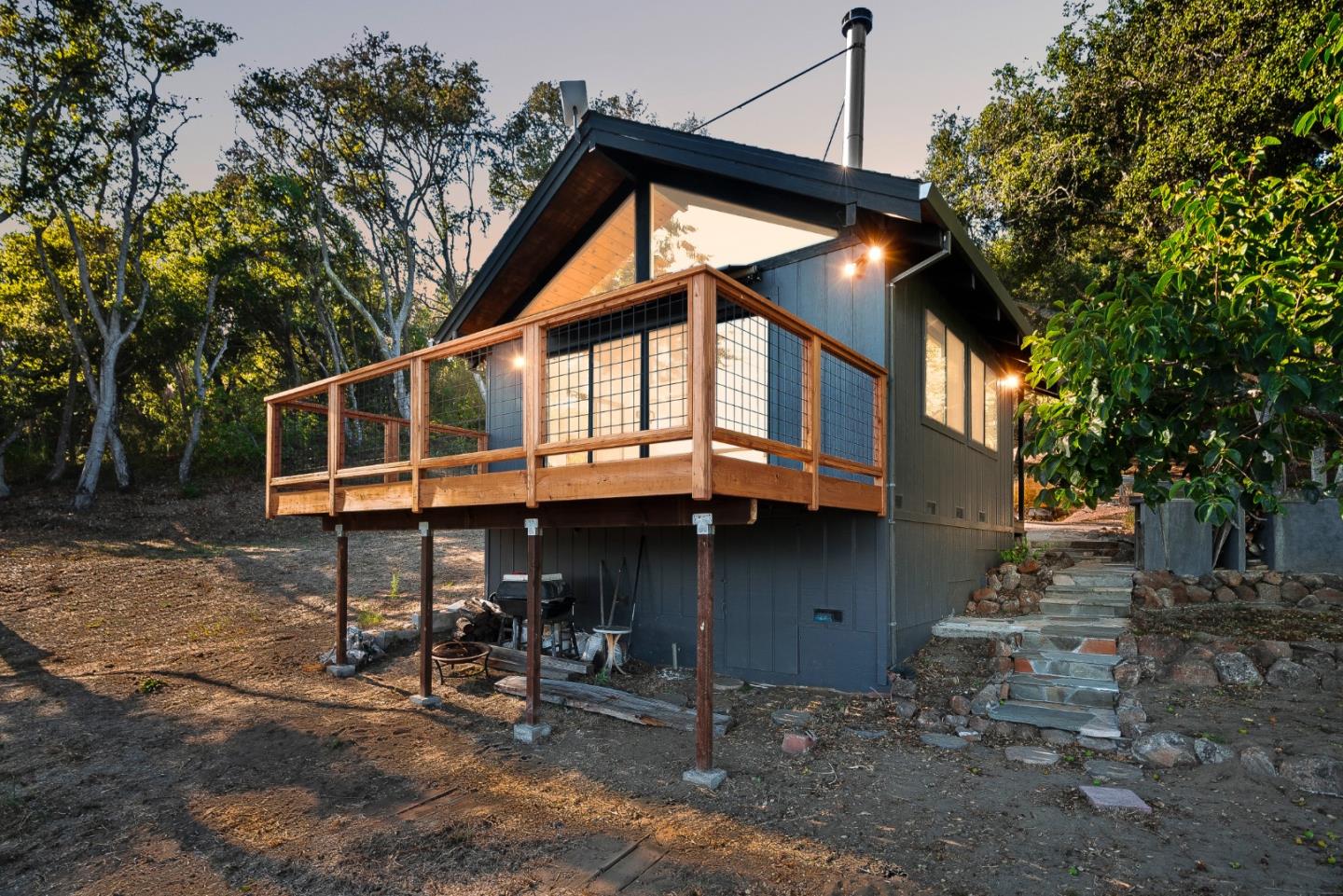 579 San Juan Pass Road Corralitos, CA 95076 - Photo 36 of 56 a front view of a house with parking space