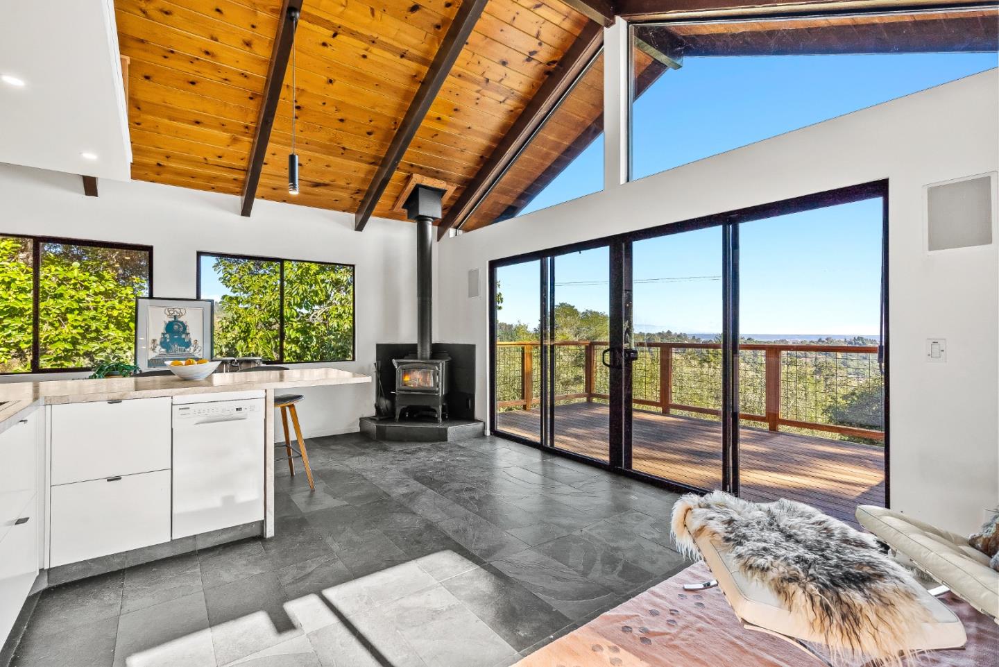 579 San Juan Pass Road Corralitos, CA 95076 - Photo 7 of 56 a view of a room with furniture and floor to ceiling window
