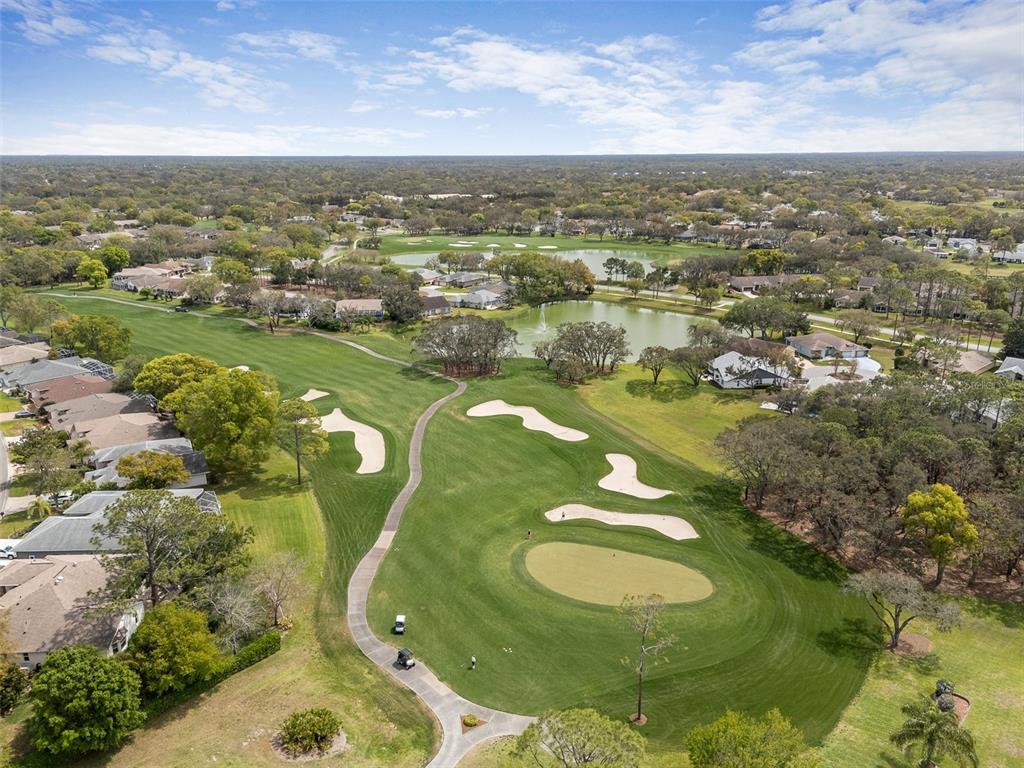 2436 Deer Trail Lane Spring Hill, FL 34606 - Photo 26 of 56 an aerial view of a residential houses with outdoor space