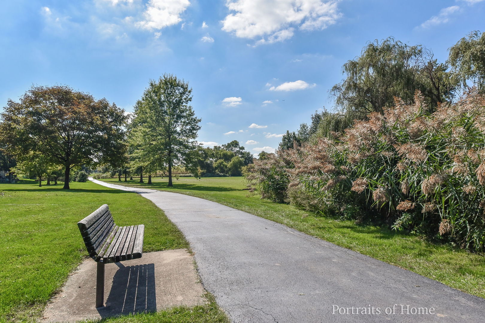 119 Reston Court Roselle, IL 60172 - Photo 25 of 25 a view of a garden and swimming pool