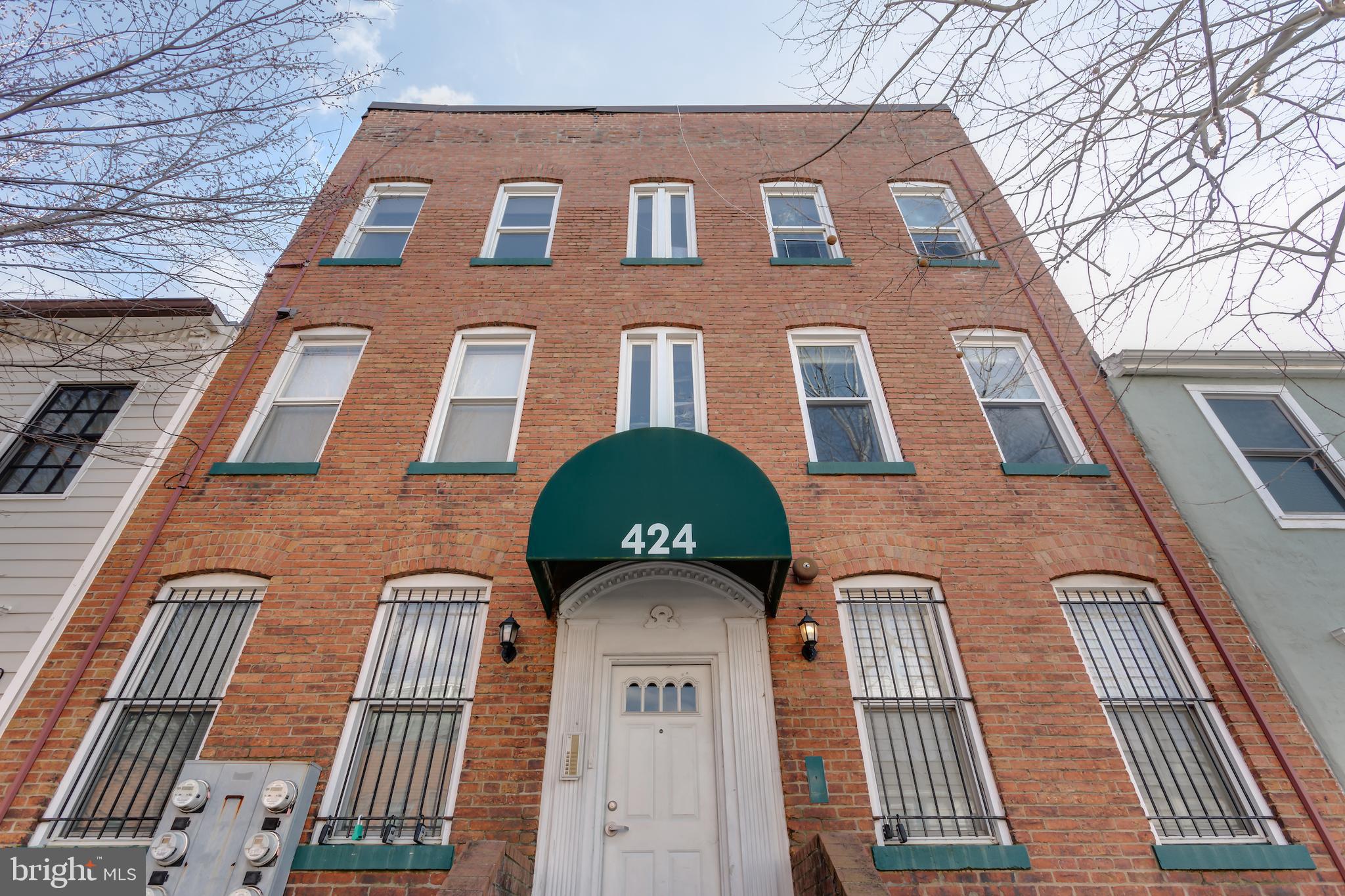 424 Ridge Street Northwest, Unit 5 Washington, DC 20001 - Photo 1 of 18 Front Exterior
