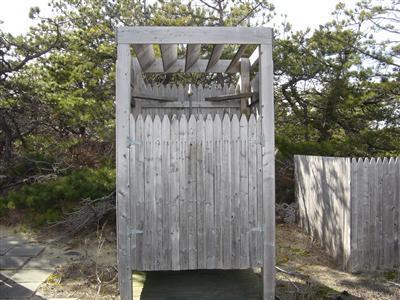 284 Ocean View Drive Wellfleet, MA 02667 - Photo 30 of 34 a view of a wooden fence