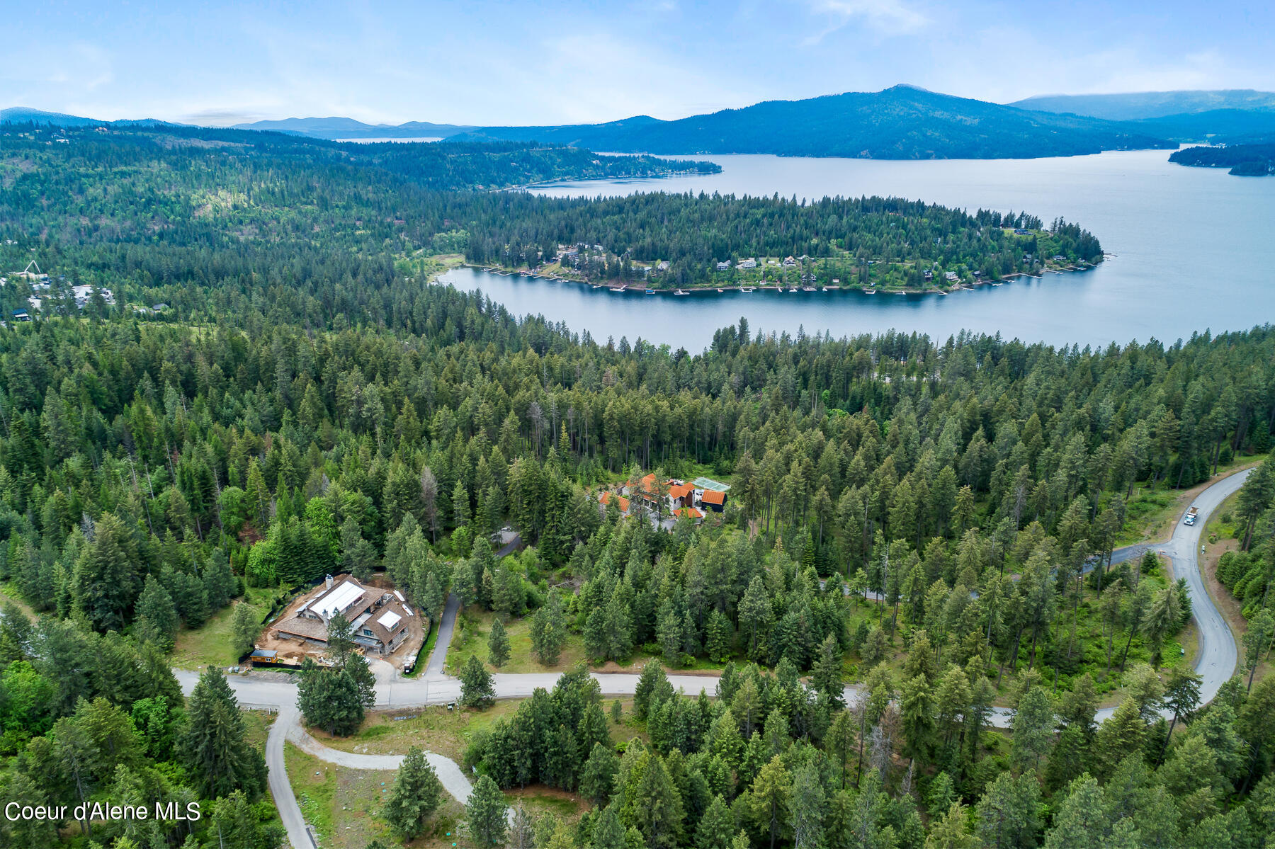 6557 South Buckrail Road Harrison, ID 83833 - Photo 9 of 16 Aerial_Lot94-5