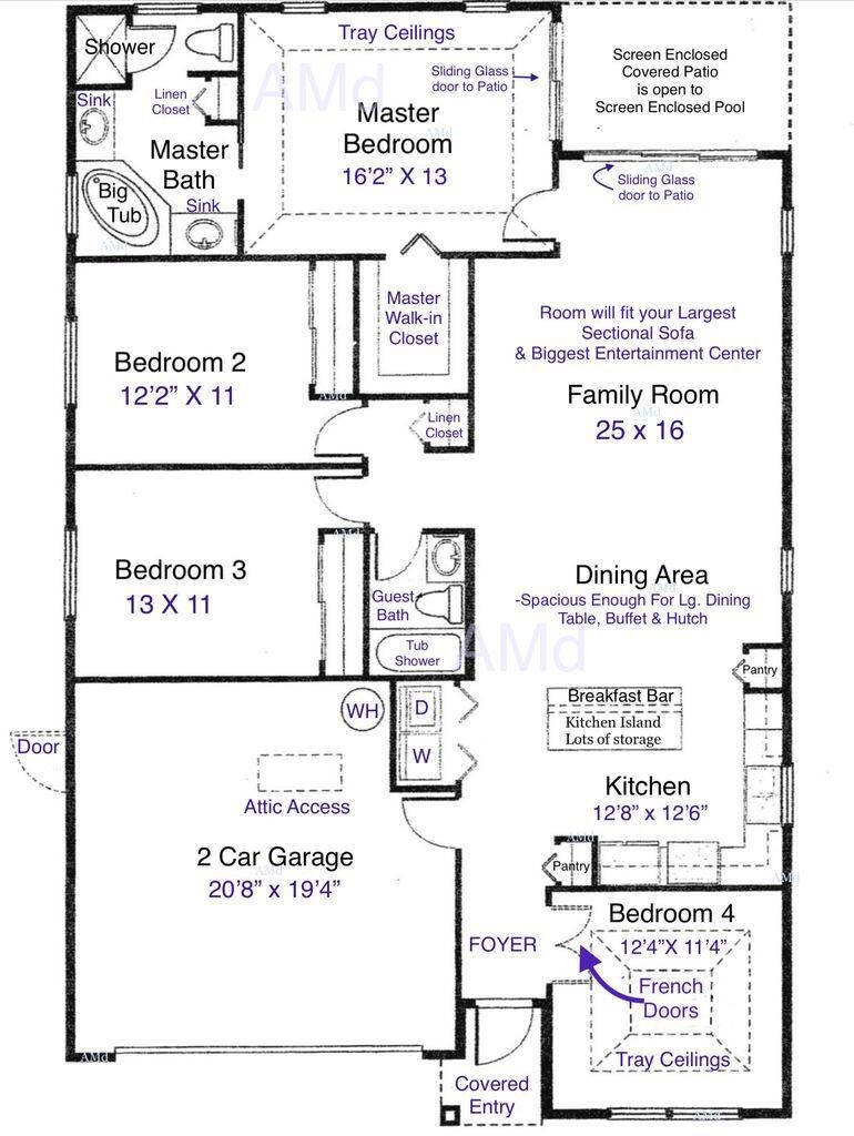 2464 Southwest Omega Way Stuart, FL 34997 - Photo 70 of 70 Heron Floorplan