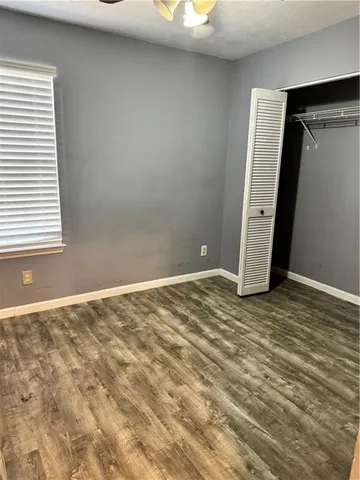 an empty room with a natural light