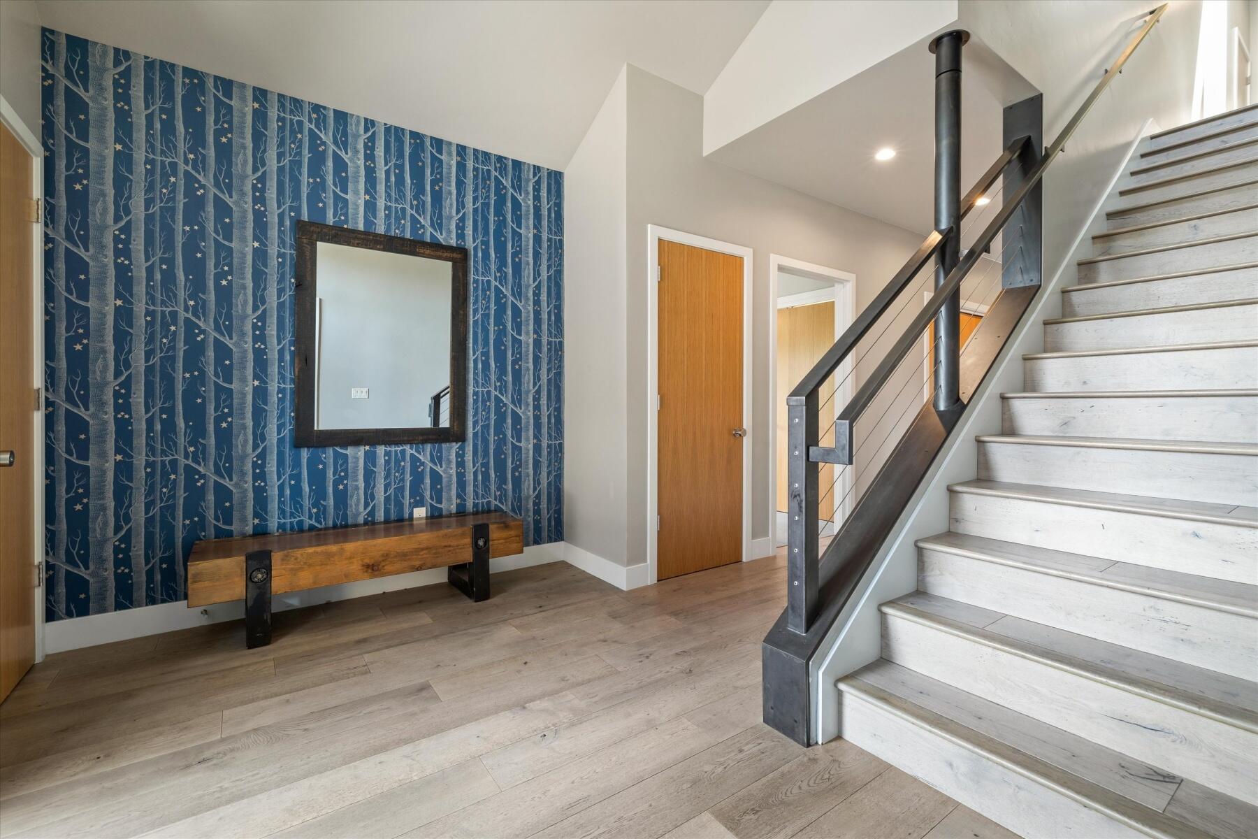 Features of the Storm King include reverse living (living room and kitchen upstairs). Four en-suite bedrooms in main home.