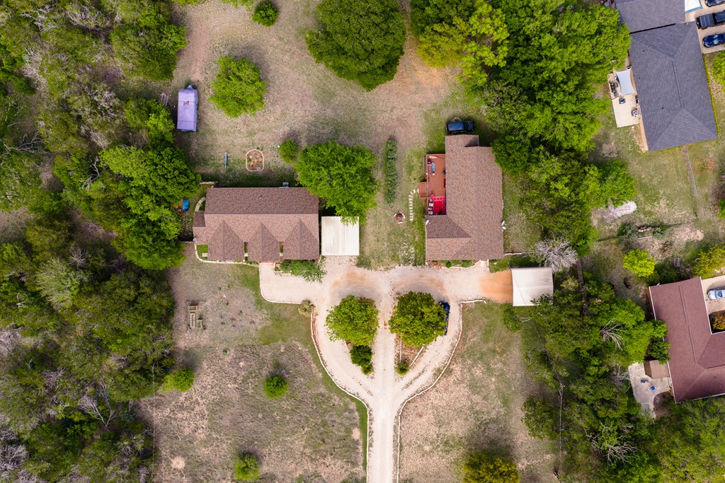 659 Town Creek Road Kerrville, TX 78028 - Photo 2 of 65 an aerial view of a house with outdoor space