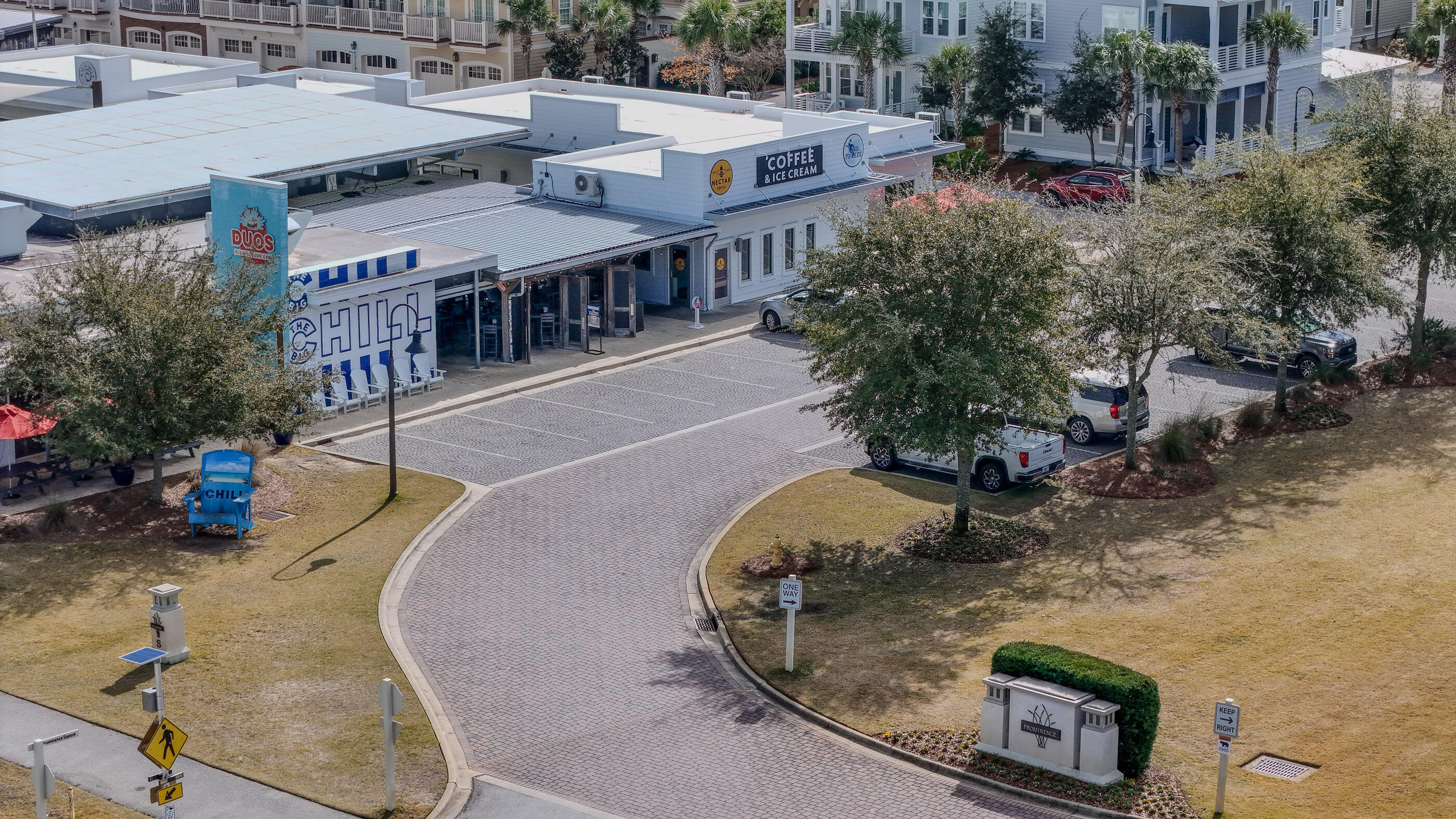 197 Milestone Drive, Unit C Inlet Beach, FL 32461 - Photo 63 of 72 an aerial view of a house with a yard