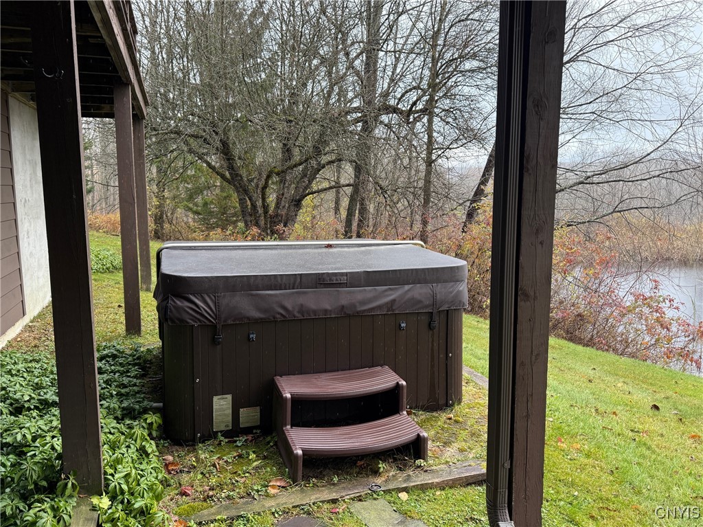 2359 Sessions Hill Road Homer, NY 13077 - Photo 11 of 50 Hot tub just outside lower level