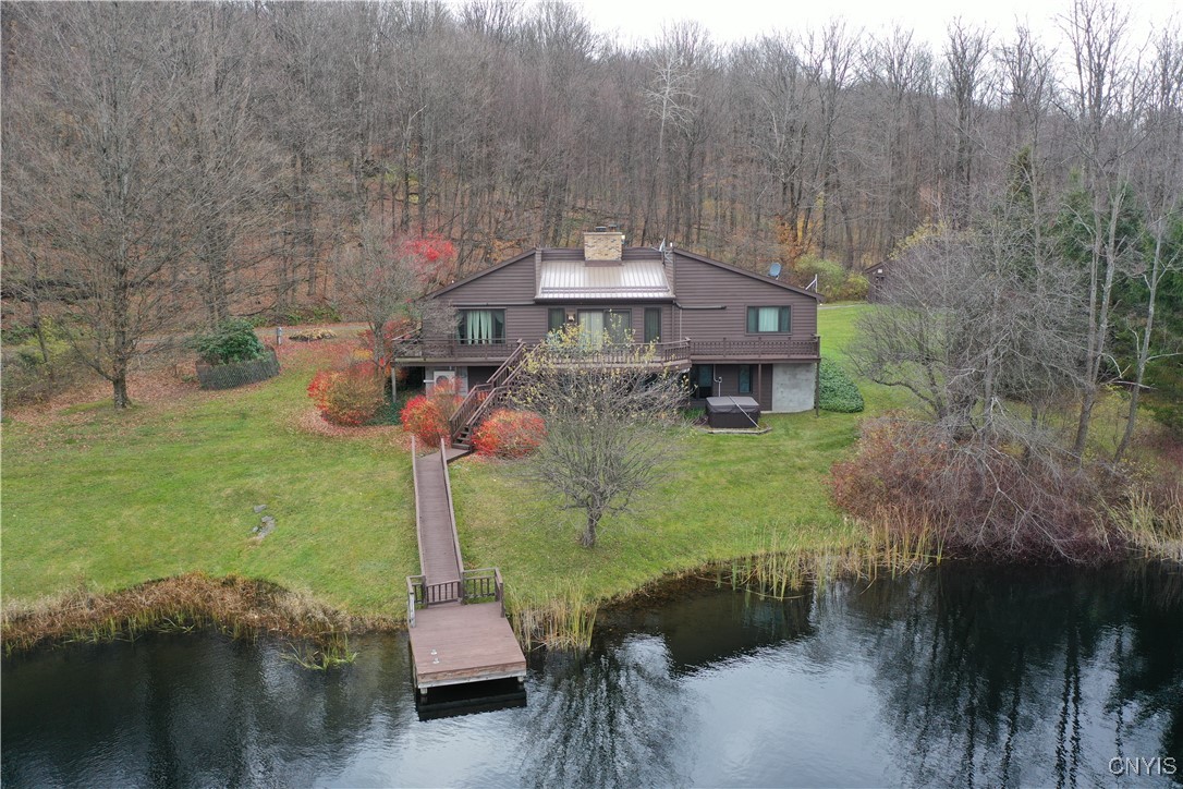 2359 Sessions Hill Road Homer, NY 13077 - Photo 2 of 50 Elevation over pond