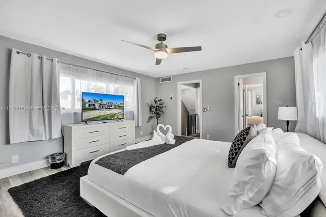 a view of a backyard with a slide