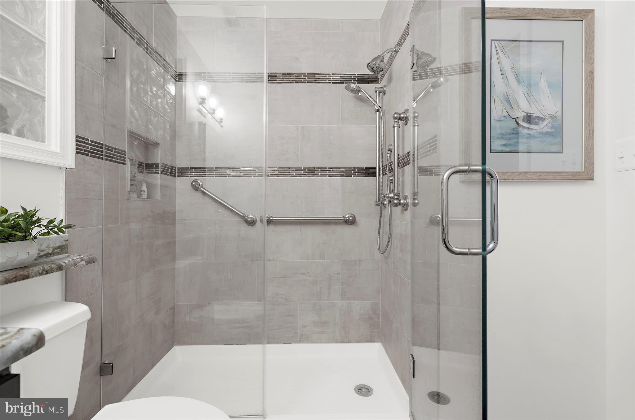 360 Hoile Lane Huntingtown, MD 20639 - Photo 65 of 96 a bathroom with a shower and a toilet