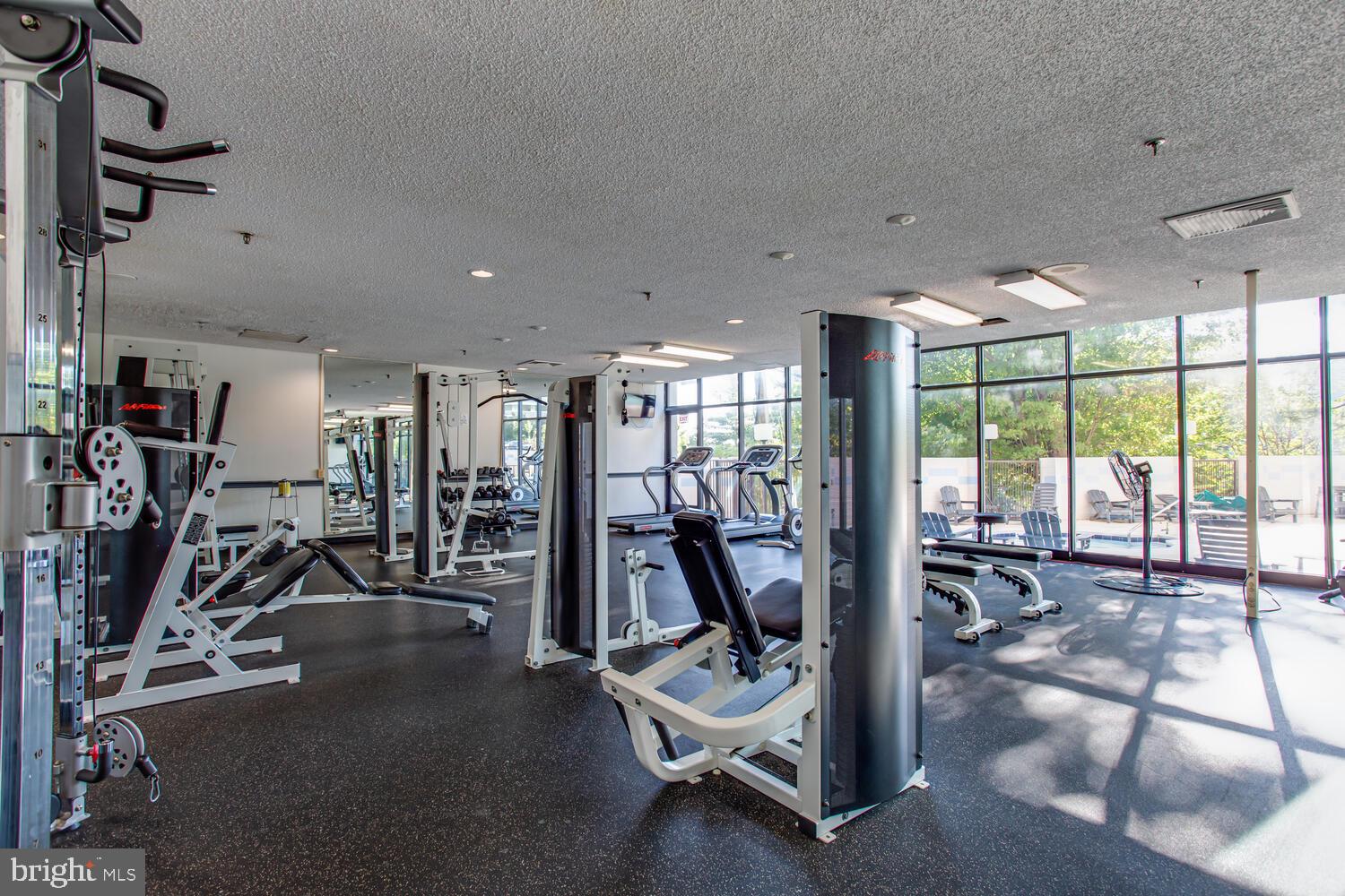 5911 Edsall Road, Unit 206 Alexandria, VA 22304 - Photo 19 of 40 a view of a room with gym equipment