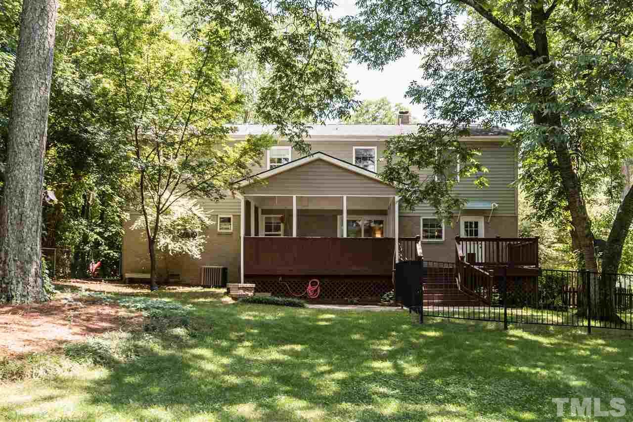 2808 Oberry Street Raleigh, NC 27607 - Photo 23 of 24 a front view of a house with a garden