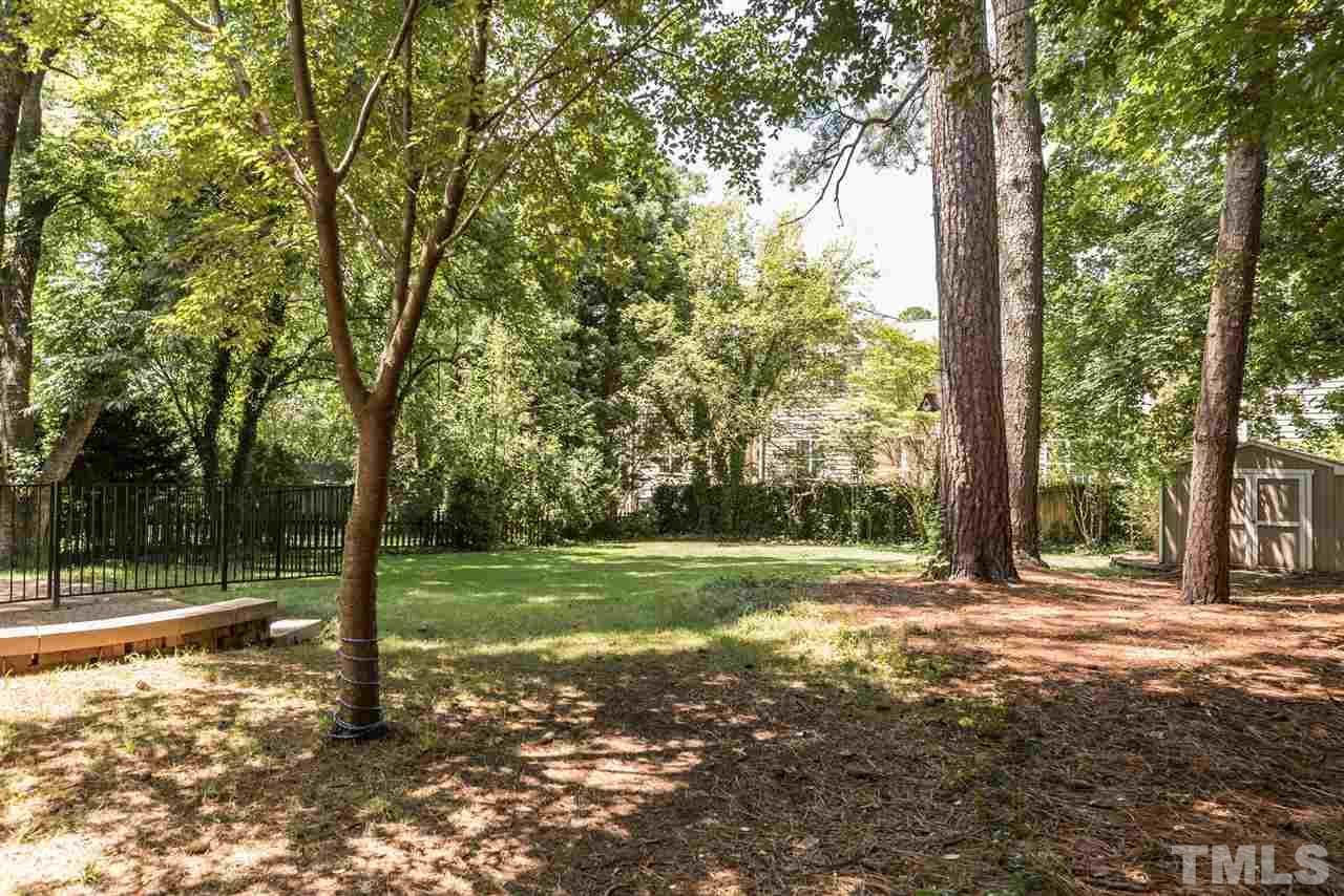 2808 Oberry Street Raleigh, NC 27607 - Photo 24 of 24 a view of a yard with large trees