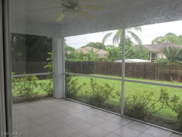18359 Heather Road Fort Myers, FL 33967 - Photo 9 of 10 a view of backyard with green space