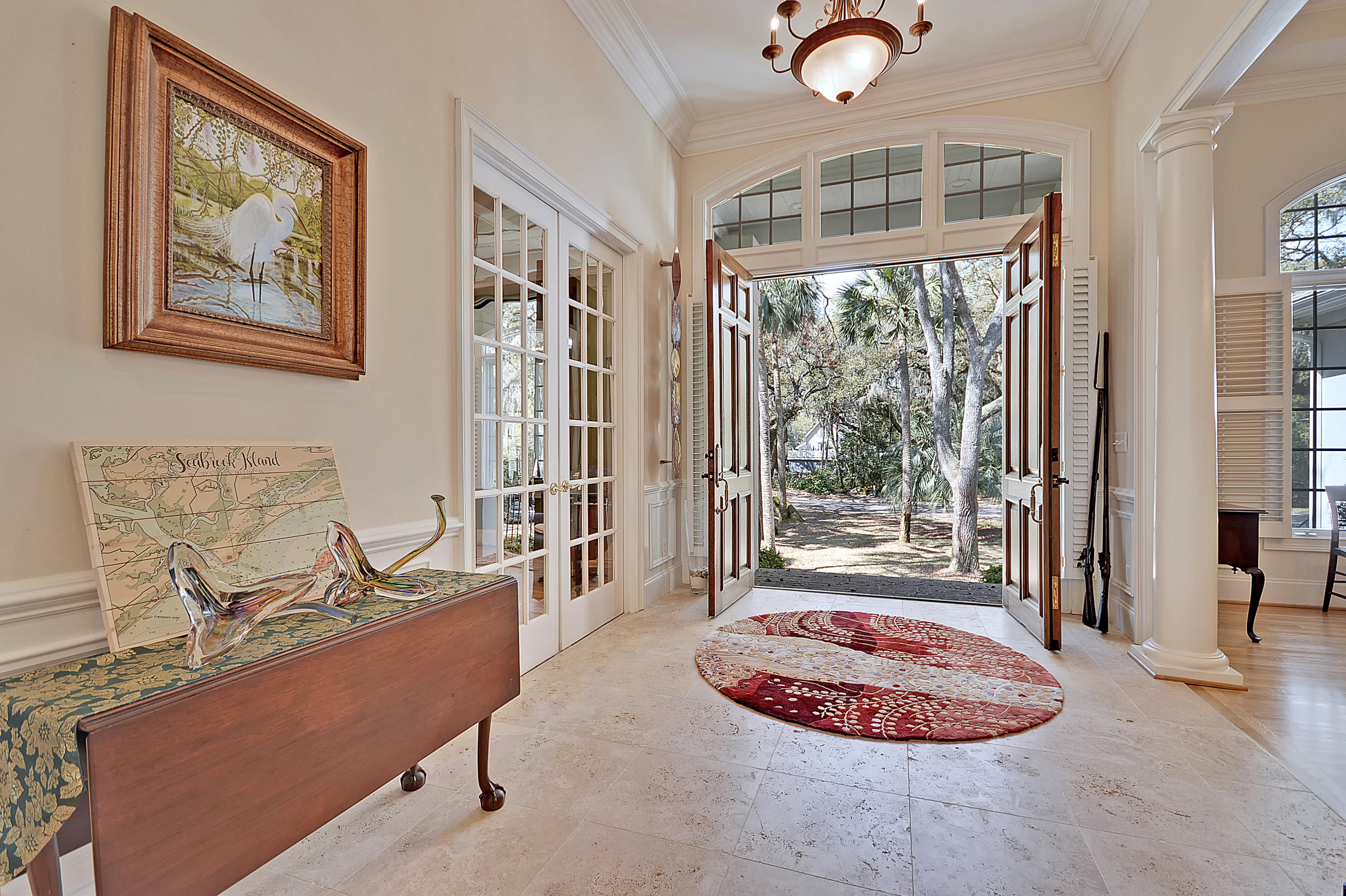 2733 Seabrook Island Road Seabrook Island, SC 29455 - Photo 4 of 34 2733 Foyer Doors Open