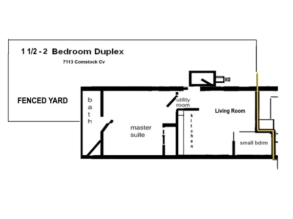 $1,000 | 7113 Comstock Cove, Unit RT SIDE, Lago Vista, TX 78645