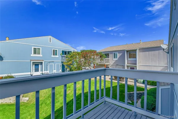a view of a house with a large window