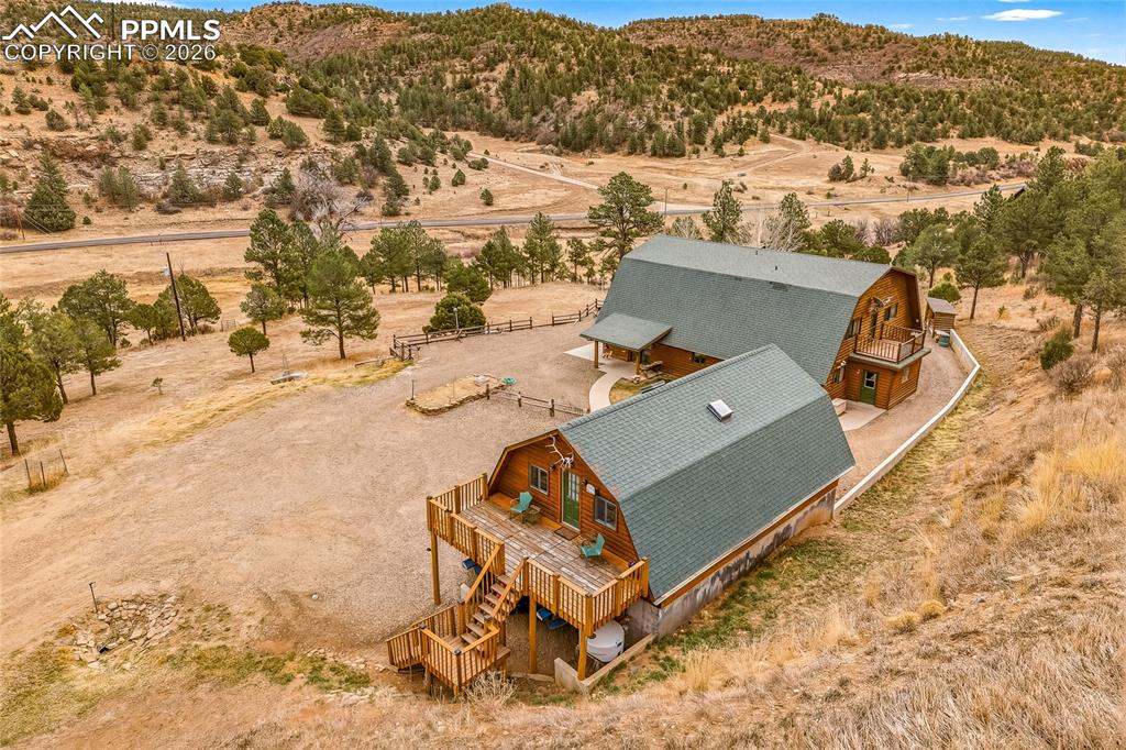 13016 Cielo Grande Road Weston, CO 81091 - Photo 42 of 49 an aerial view of residential houses with outdoor space