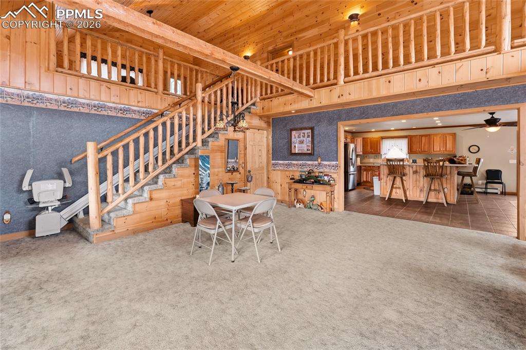 13016 Cielo Grande Road Weston, CO 81091 - Photo 8 of 49 a view of entryway livingroom and hall