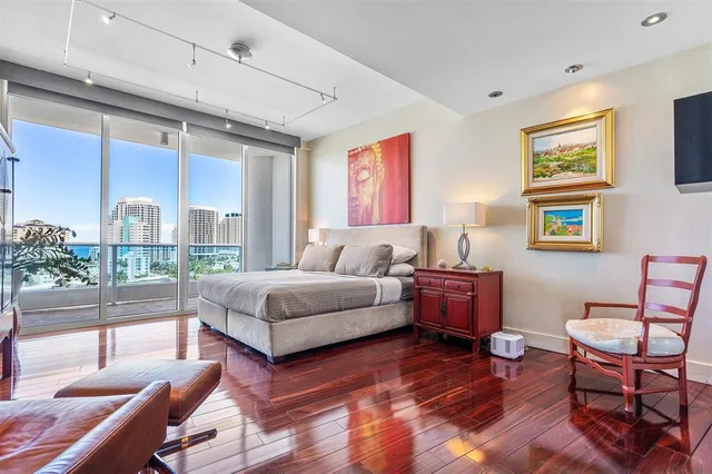 a view of a city view from a balcony