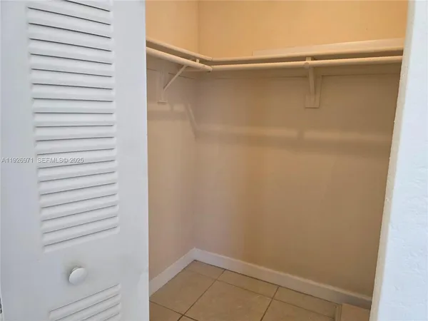 a view of walk in closet