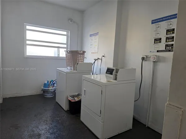 a room with storage and utility