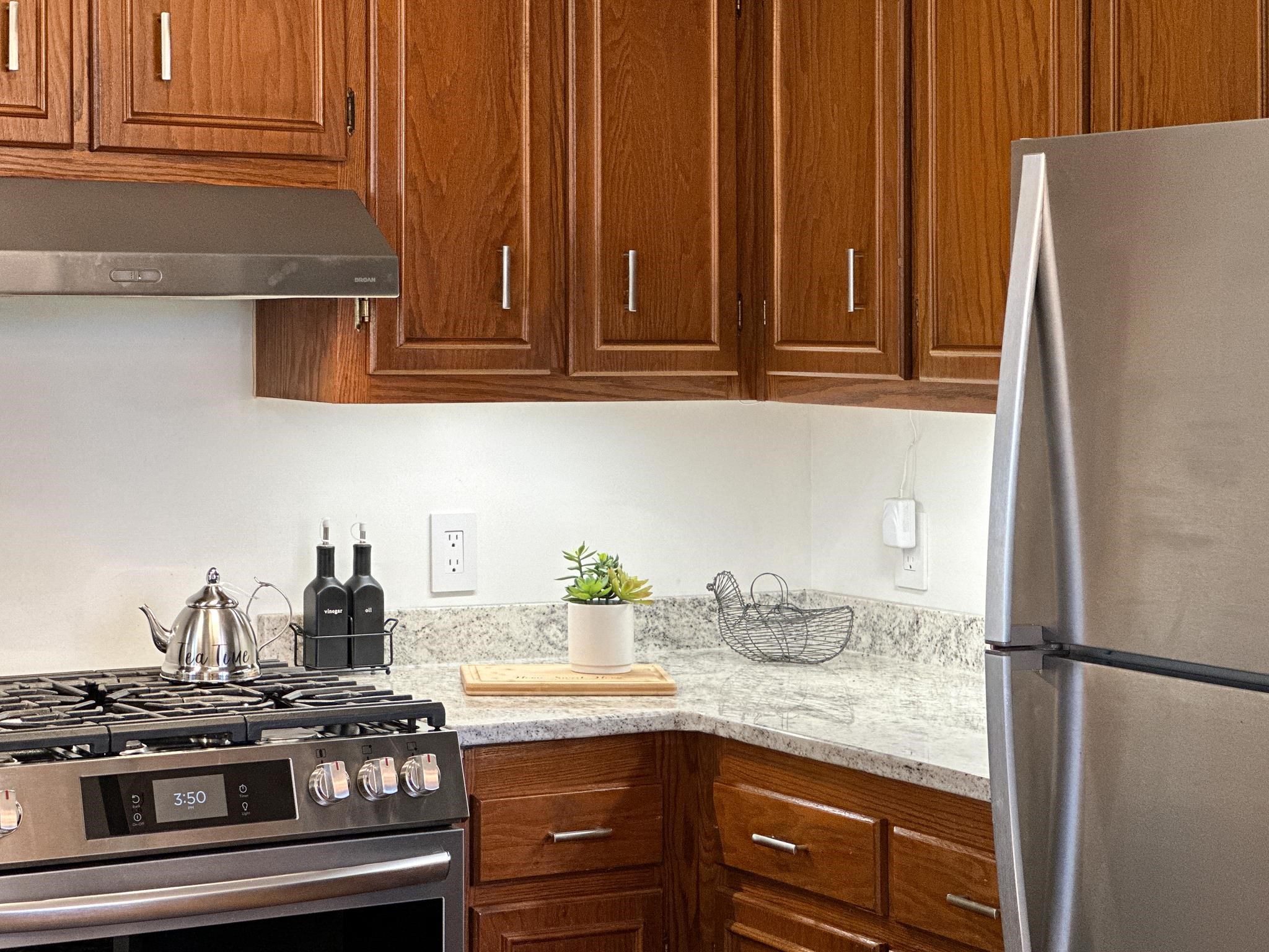 564 Union Church Road Churchville, VA 24421 - Photo 16 of 35 a kitchen with granite countertop stainless steel appliances and cabinets