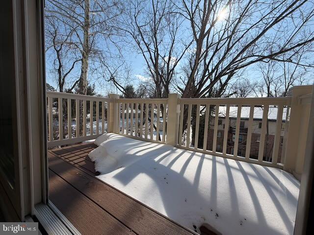280 Bridgewater Road, Unit D4 Brookhaven, PA 19015 - Photo 15 of 15 Sunny balcony with winter's gentle touch.