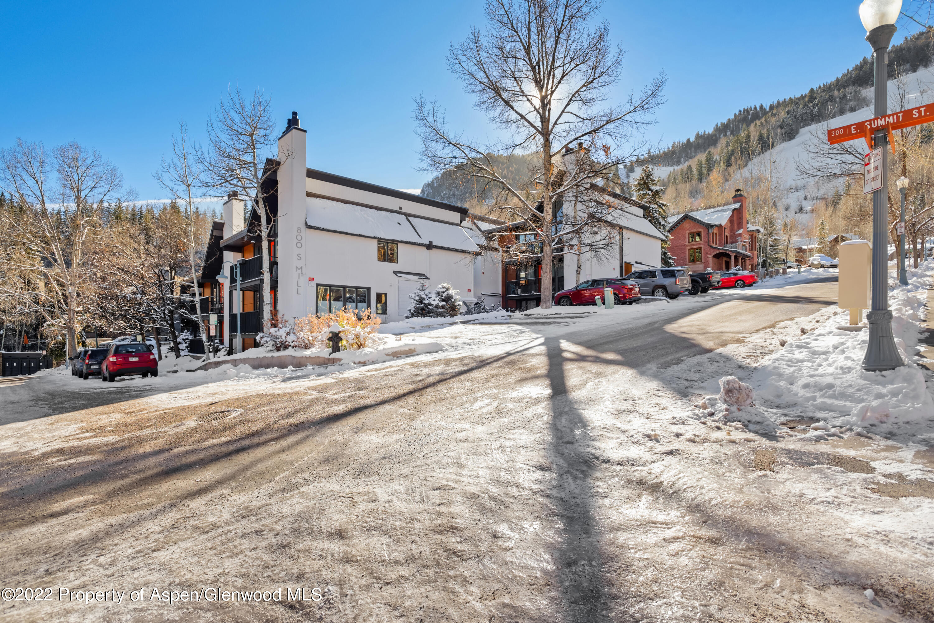 800 South Mill Street, Unit 6A Aspen, CO 81611 - Photo 18 of 18 a view of road with card and parked cars