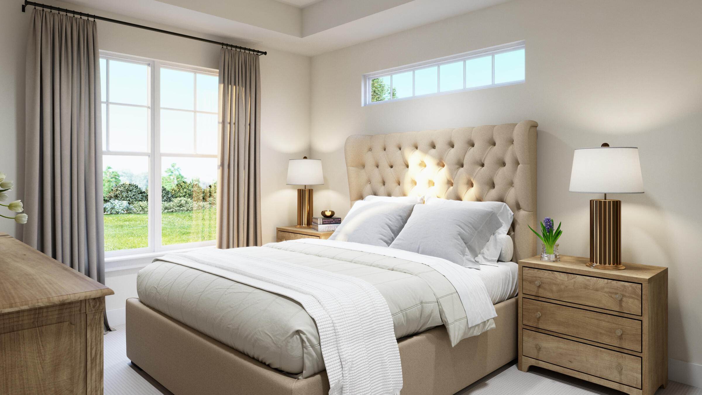 1718 North River Road River Hills, WI 53217 - Photo 10 of 21 Owner's Bedroom Rendering